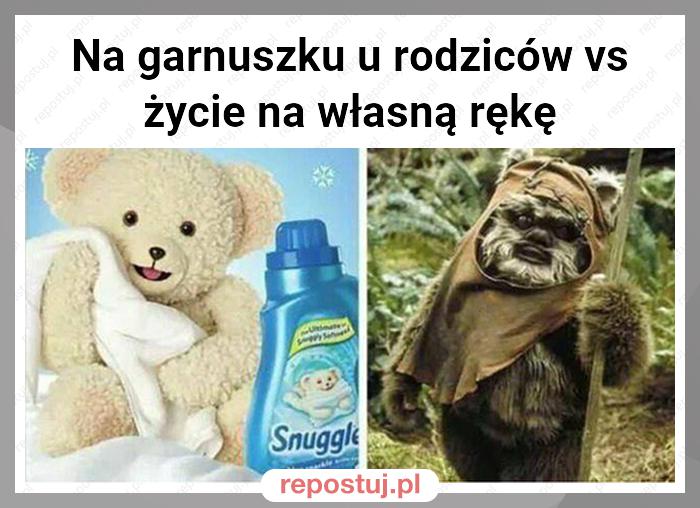 Na garnuszku u rodziców vs życie na własną rękę