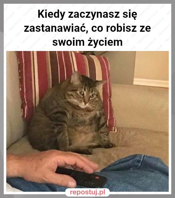 Kiedy zaczynasz się zastanawiać, co robisz ze swoim życiem