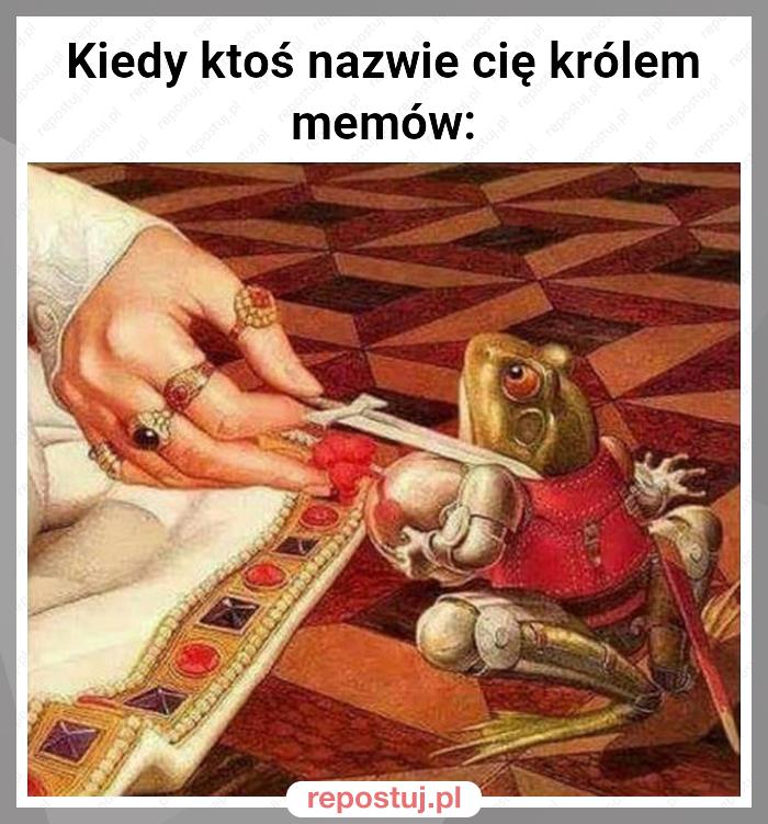 Kiedy ktoś nazwie cię królem memów: