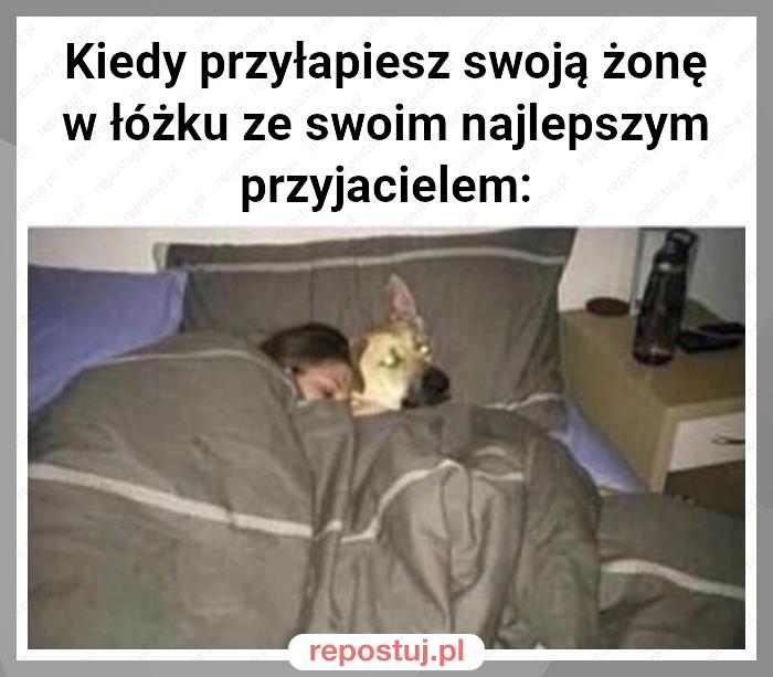 Kiedy przyłapiesz swoją żonę w łóżku ze swoim najlepszym przyjacielem: