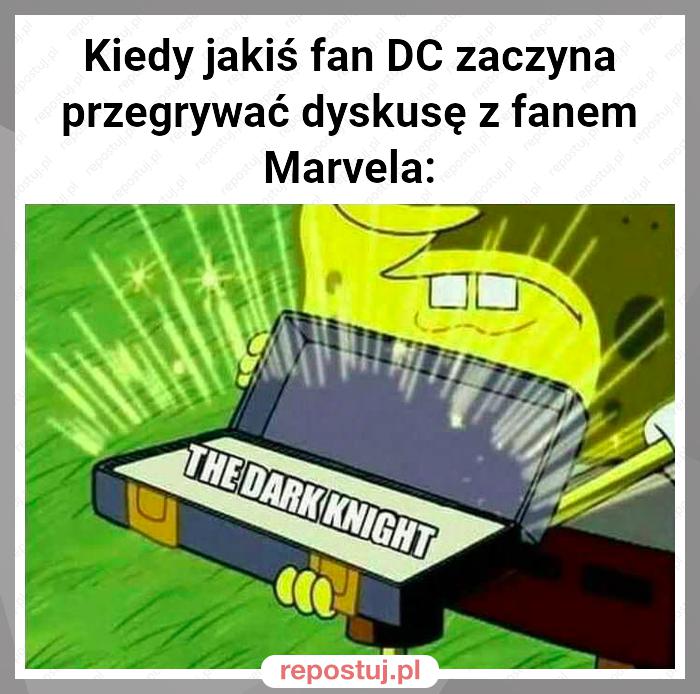 Kiedy jakiś fan DC zaczyna przegrywać dyskusę z fanem Marvela: