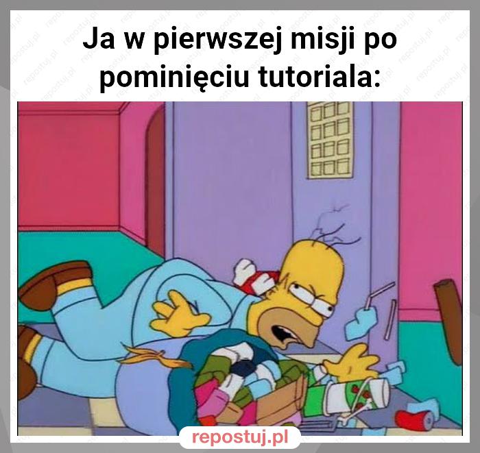 Ja w pierwszej misji po pominięciu tutoriala: