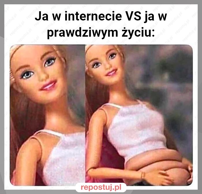 Ja w internecie VS ja w prawdziwym życiu: