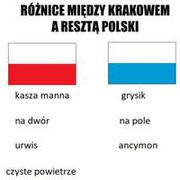 Kraków vs reszta Polski