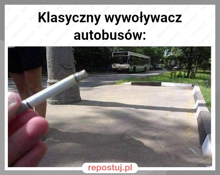 Klasyczny wywoływacz autobusów: