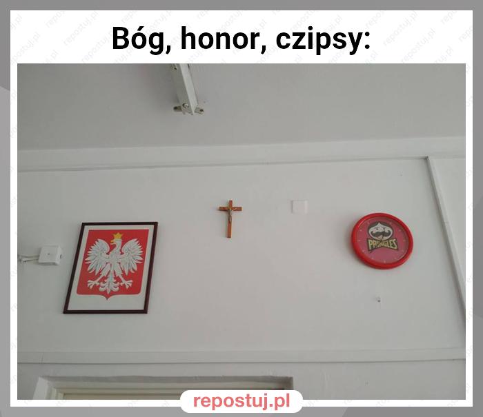 Bóg, honor, czipsy: