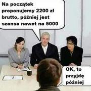 Przyjdę później