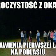 Pierwsza lampa na Podlasiu