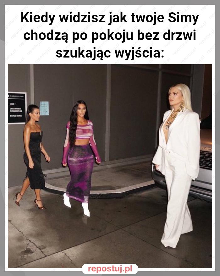 Kiedy widzisz jak twoje Simy chodzą po pokoju bez drzwi szukając wyjścia: