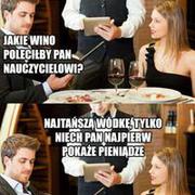 Wino dla nauczyciela