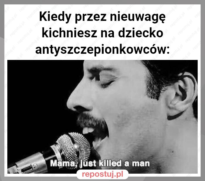 Kiedy przez nieuwagę kichniesz na dziecko antyszczepionkowców: