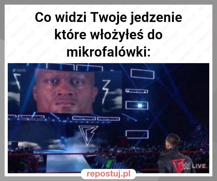 Co widzi Twoje jedzenie które włożyłeś do mikrofalówki: