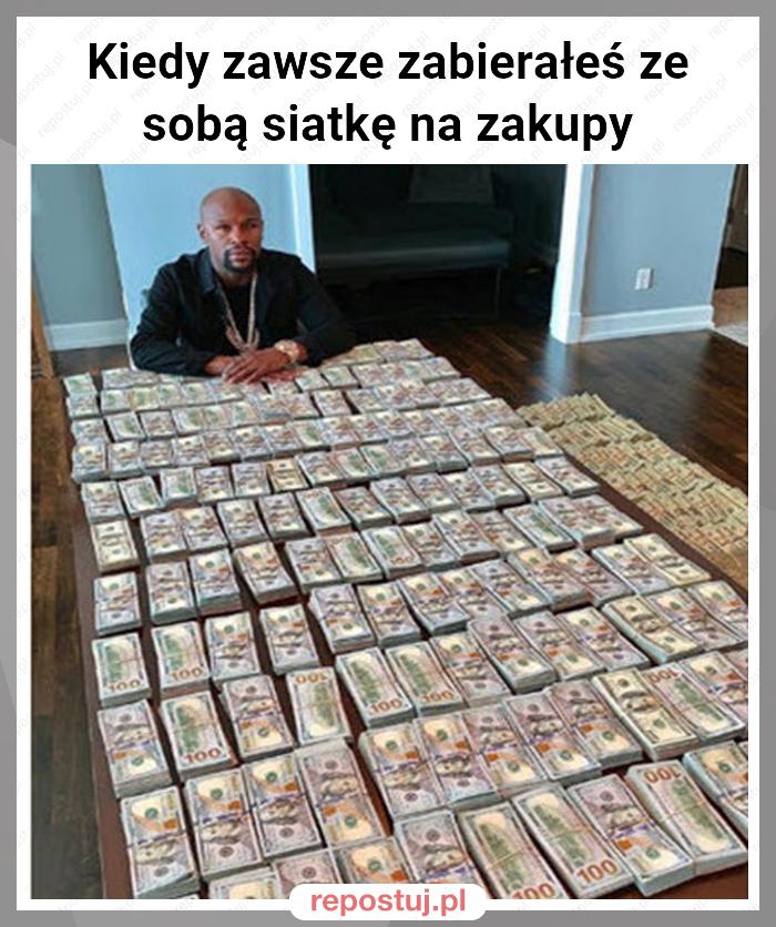 Kiedy zawsze zabierałeś ze sobą siatkę na zakupy