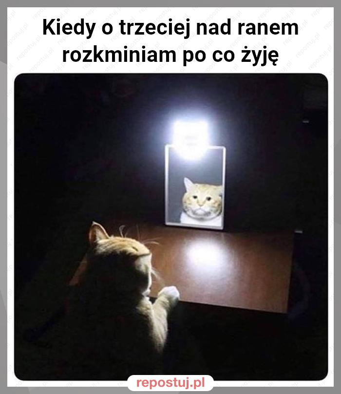 Kiedy o trzeciej nad ranem rozkminiam po co żyję