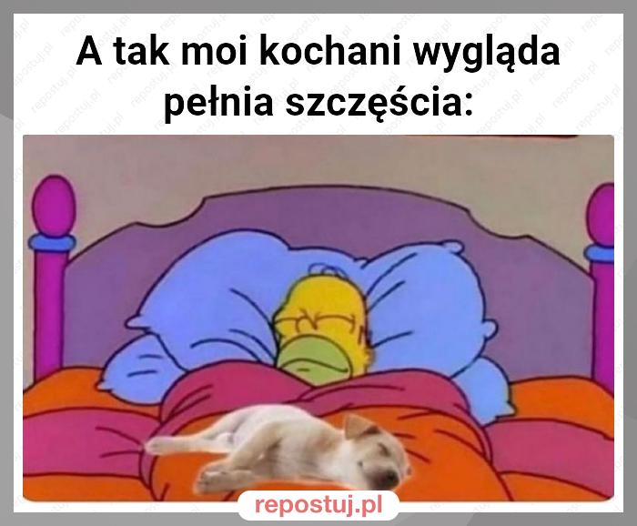 A tak moi kochani wygląda pełnia szczęścia: