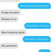 Podryw na króla strzelców - rozmowa z NPC na Tinderze xD