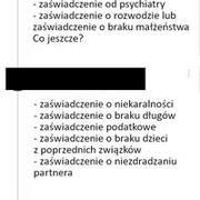 Randkowy pakiet potrzebnych dokumentów