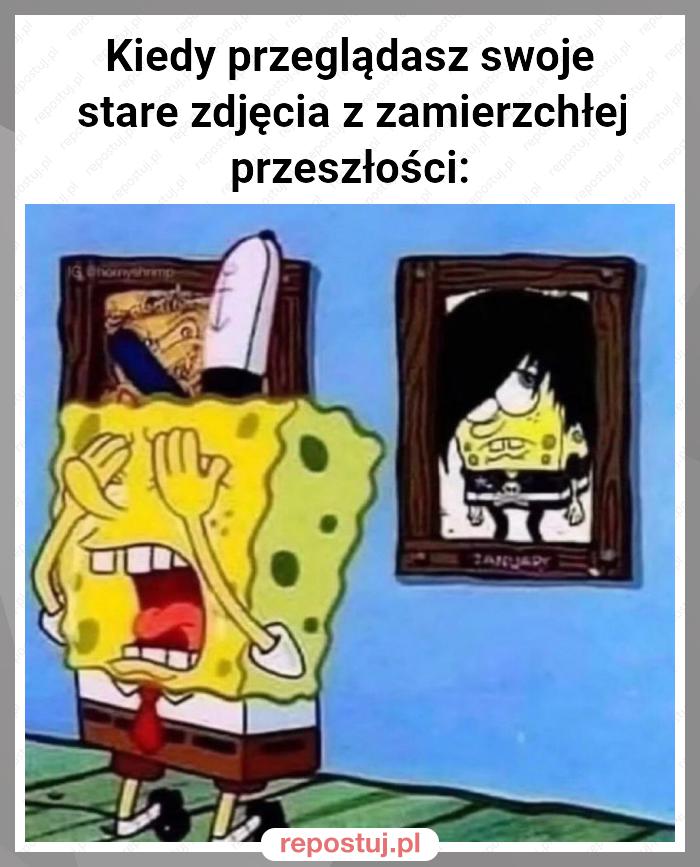 Kiedy przeglądasz swoje stare zdjęcia z zamierzchłej przeszłości: